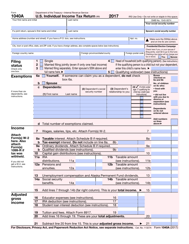 Printable 1040EZ 1040A Tax Booklet Legacy Tax Resolution Services